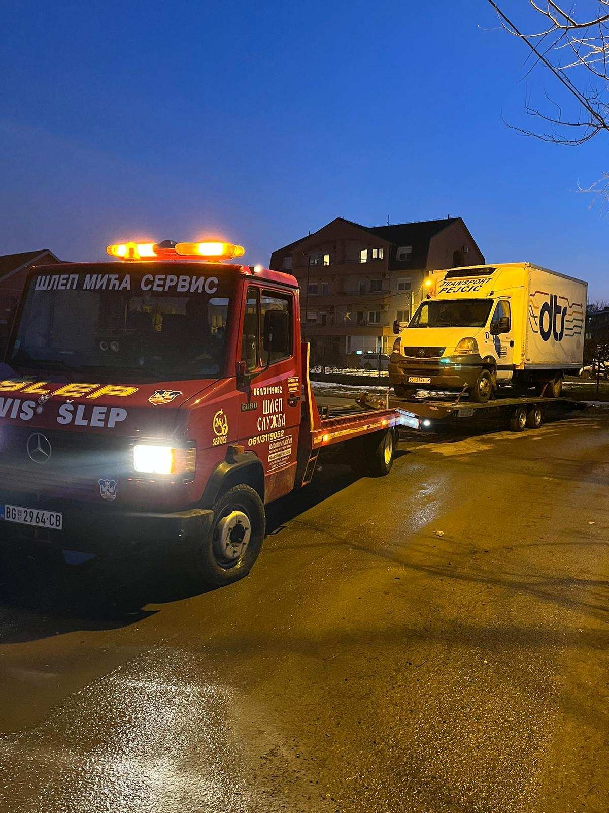 Pomoć na putu Beograd - zamena gume