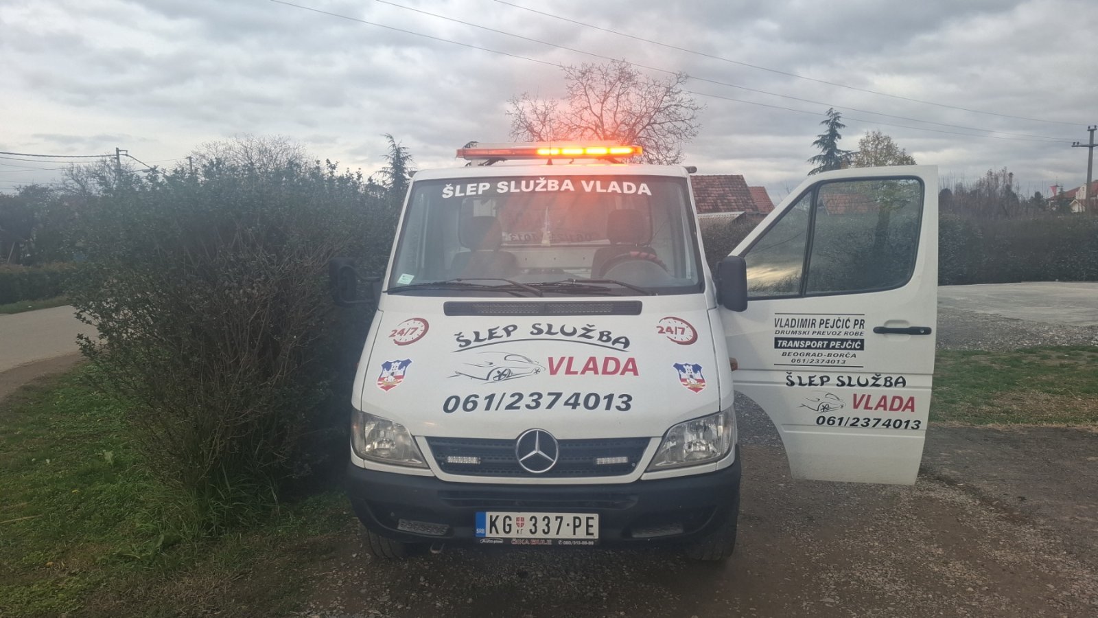 Šlep služba Vlada - intervencija na autoputu